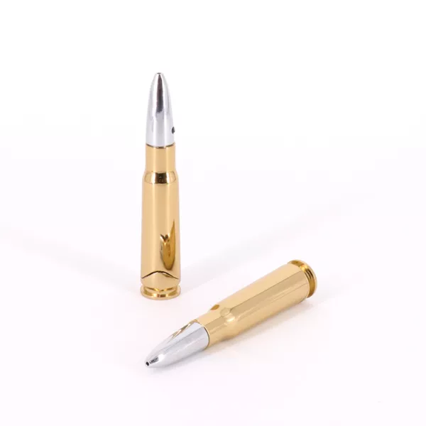 Windproof Refillable Cigarette Lighters Premium Creative Metal Bullet Jet Torch Gas Lighter  With Laser Pointer