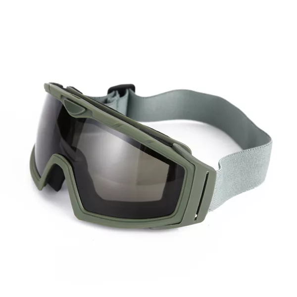 Hunting Shooting Full Frame Portable gog gle Glasses with 3 Anti Fog Interchangeable lenses for Cycling Paintball Hunting