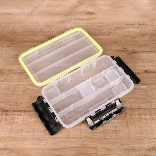 Fishing Utility Box Waterproof PP Plastic Tackle Case Outdoor Utility Folding Fishing Storage Box - Image 5