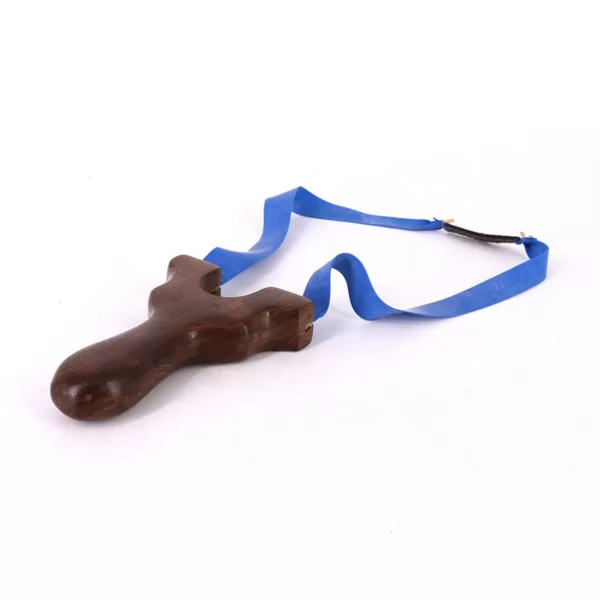 Shooting Hunting Outdoor Catapult Slingshot Solid Wooden SlingShot with Classic Construction - Image 2