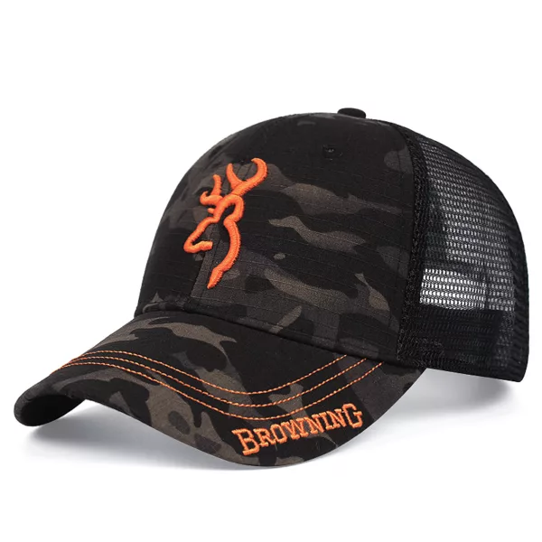 Summer Breathable Mesh Cap Browning Embroid New Hat Baseball Hats Animals Mountaineering Sun Hat ca p