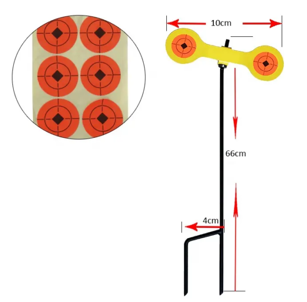 Auto Reset Target Resetting Ground Rotate Target Outdoor using steel target - Image 4