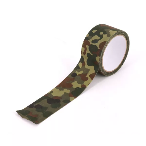 Flecktarn Camo Outdoor Camping Hunting Heat Resist 10M Cotton Medical Vet Self Adhesive Bandage Duct Cloth Tape