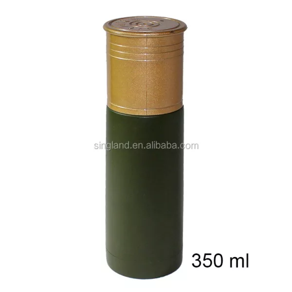 Stainless Steel Vacuum Flasks Shotgun Shell Style Vacuum Bottle Double Wall Insulated Thermos Sports Bottles 350 ml - Image 3