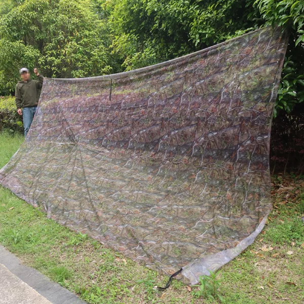 Multi-Use 3 x 5 m Outdoor Camping Hunting  Camouflage Netting Decoration Blind Cover OD Green Camo Net - Image 2