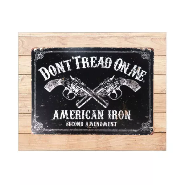 Dont Tread On Me Vintage Style Funny Rustic metal Tin Sign Cafe Home Wall Decor Tinplate Wall Decoration - Image 5