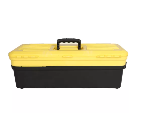 Big Plastic Toolbox with Removable Tray - Image 4