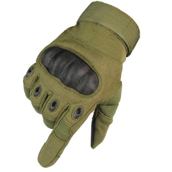 Combat Full Finger Rubber Hard Knuckle Gloves Hunting Paintball Outdoor Sport Gloves - Image 6