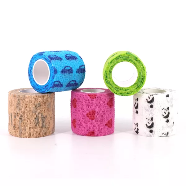 5 cm x 4.5 m Desert Green Camo Self-Clinging Non-Woven Hunting Outdoor Elastic Rolls Camo Tape - Image 5