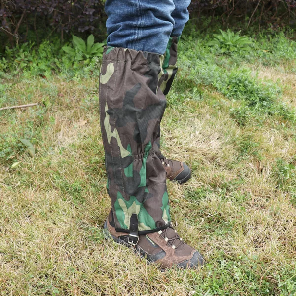 Leg Gaiters for Boots Waterproof Hiking Climbing Hunting Snow High Leg Gaiters - Image 3