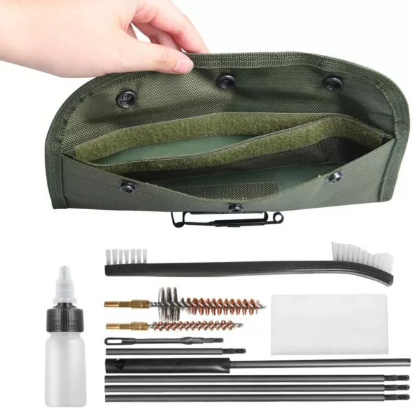 Hunting Accessories Cleaning Kit Brushes Set Cleaner Tools Universal Cleaning Kit for 5.56 mm, 20-25 Caliber - Image 4