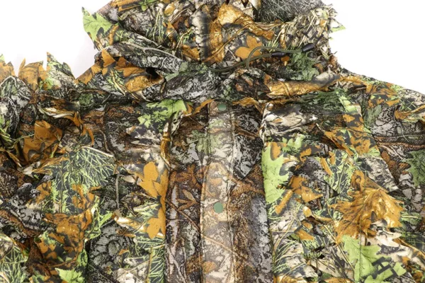 3D Leaves Woodland Camouflage Clothing Clothes and Pants for Hunting Shooting Wildlife Ghillie Suit - Image 5