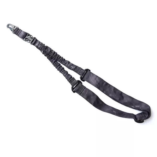 Multi-Function Safety Accessory Cord Hunting Shooting Adjustable Tactical Single Point Bungee Gun Sling With Metal Hook - Image 2