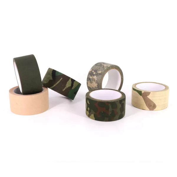 Flecktarn Camo Outdoor Camping Hunting Heat Resist 10M Cotton Medical Vet Self Adhesive Bandage Duct Cloth Tape - Image 5