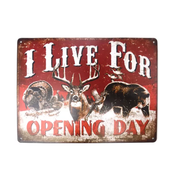 The 7 designs About Hunting Funny Vintage Rustic Style metal Tin Sign Cafe Home Wall Decor Tinplate Wall Decoration - Image 3