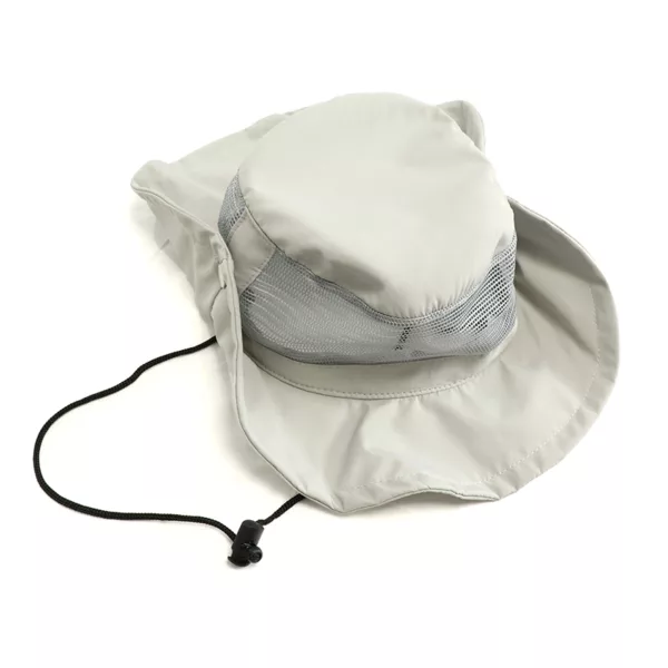 Fishing Hat Sun Protection Wide Brim Bucket Hat Breathable Packable Boonie Hat with 5 led - Image 2