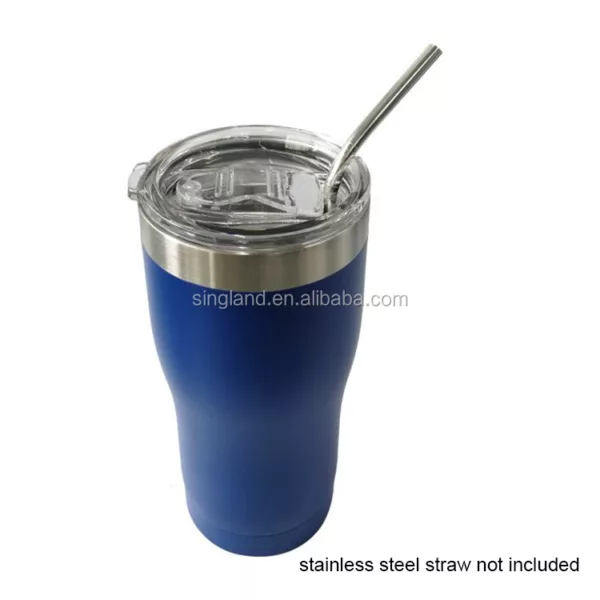 20 OZ Stainless Steel Vacuum Insulated Tumbler Travel Mug Coffee Cup with Lid Insulated Auto Cup - Image 2