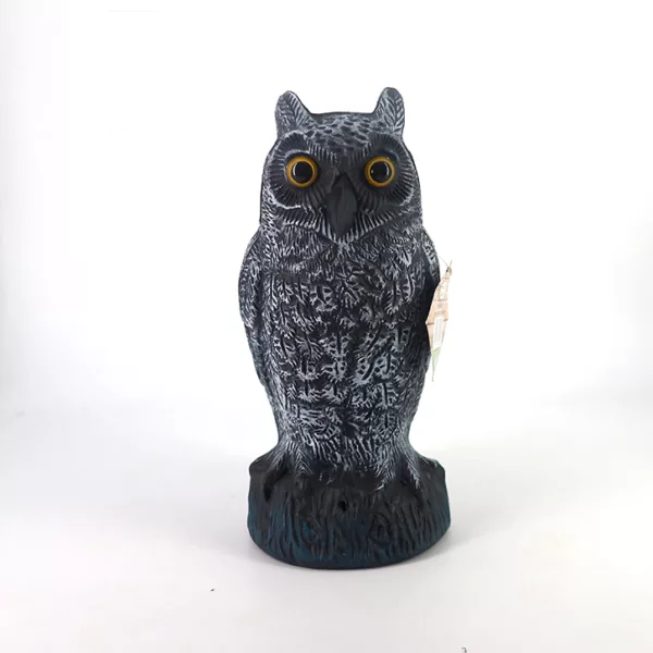 Portable small Realistic Simulation Owl Decoy Bird Pigeon Crow Scarecrow Car Home Garden Decoration