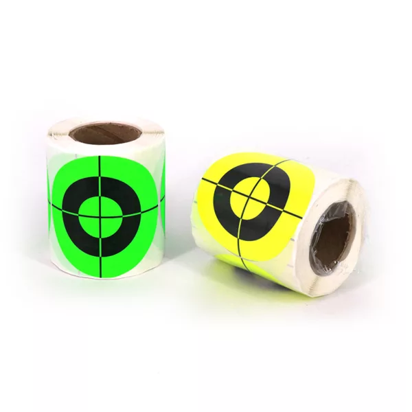 Adhesive Shooting Target Pasters -200pcs 3" Shooting Target Stickers Fluorescent Round Bullseye Target Dots for Shooting Strong - Image 5