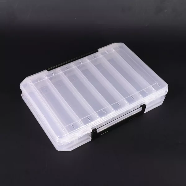 Outdoor Multifunctional  Plastic Storage Box Double Side Professional Fishing Lures Hook Bait Box