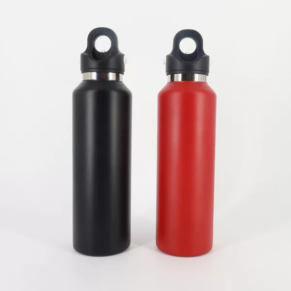 Portable Vacuum Insulated Double-Walled Water Bottle Flask for Cold or Hot Beverag Twist-Free and No-Screw Insulated Flask - Image 4