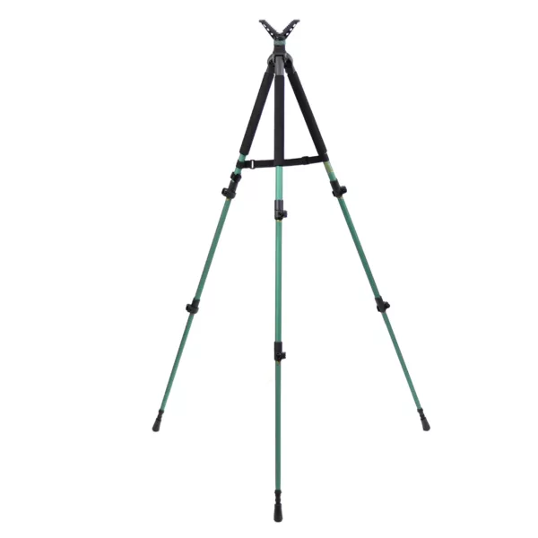 New Arrival Green Shooting Stick Hunting 3 in 1 Tripods Detachable Adjustable Telescopic Hunting Stick - Image 2