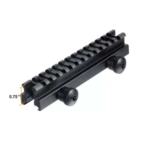 Rifle Scope 13 Slots Aluminum Riser Mount With High Medium Low Accessories for Scope Mount Base With Picatinny Weaver