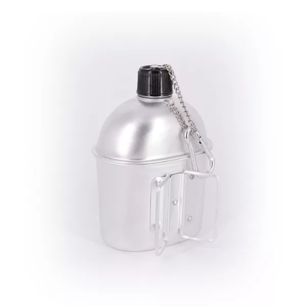 Special Outdoor Sport Tactical Aluminum Water Bottle Canteen with Cotton Cover,and Cup - Image 4