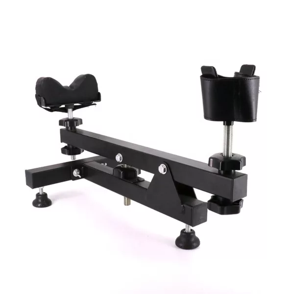 Deluxe Adjustable Portable Metal Shooting Stand Bench for Range Shooting Rest Bench Rest Stand - Image 2