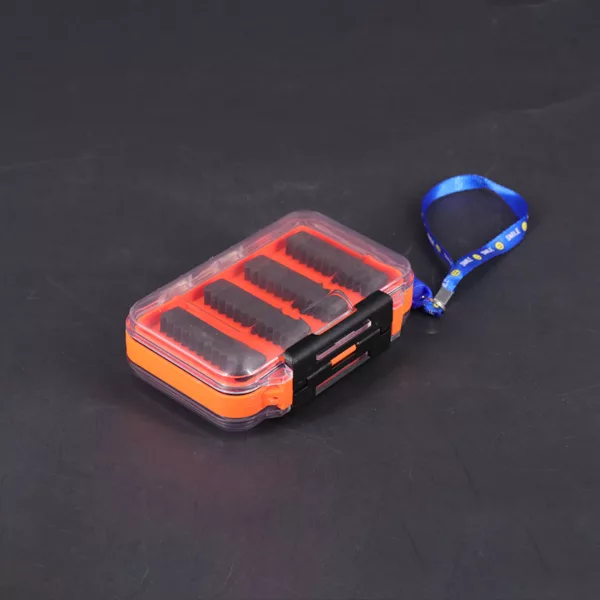 Outdoor Multifunctional Small Plastic Storage Box Two Sides Professional Fishing Lures Hook Bait Box