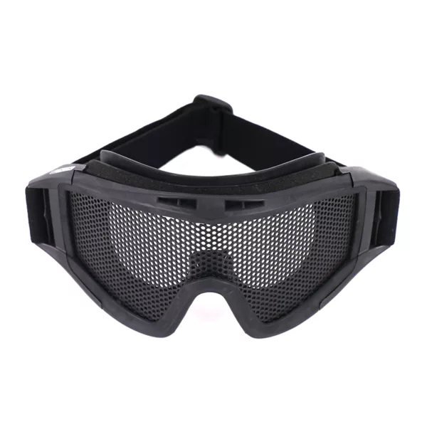 Outdoor Wire Mesh Anti-impact  Tactical Glasses With Adjustable Strap Steel Mesh