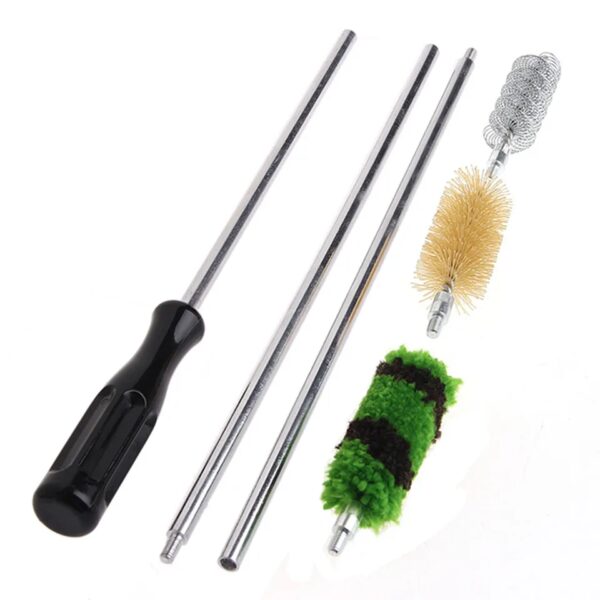 Aluminum Rod Brushes Cleaning Kit in Aluminium Box Professional Cleaner Set 12ga