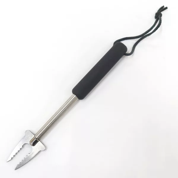 Rubber Handle 6 Section Telescoping Roasting BBQ Forks Extendable BBQ Fork - Image 2