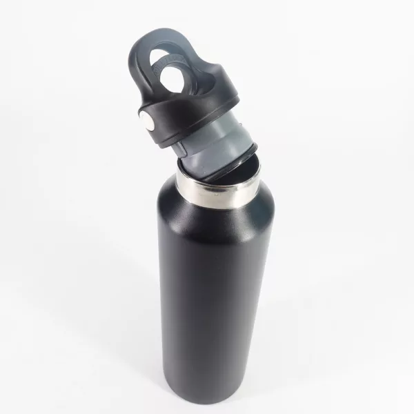 Portable Vacuum Insulated Double-Walled Water Bottle Flask for Cold or Hot Beverag Twist-Free and No-Screw Insulated Flask - Image 6