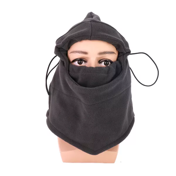 Winter Outdoors Windproof Balaclava Face Mask Fleece Hat Sport Hat With Neck Warmer