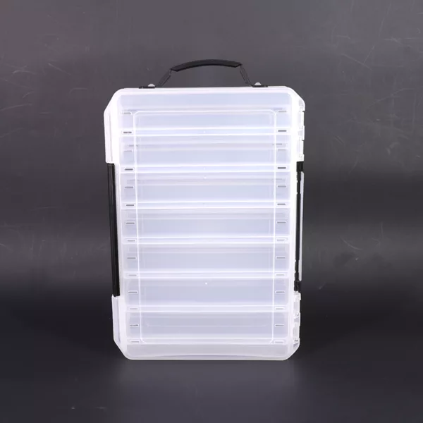 Outdoor Multifunctional  Plastic Storage Box Double Side Professional Fishing Lures Hook Bait Box - Image 3