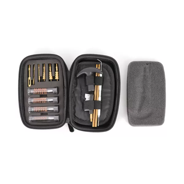 Shooting Hunting Accessories 16pcs With Black Case Universal Handgun Cleaning kit - Image 2