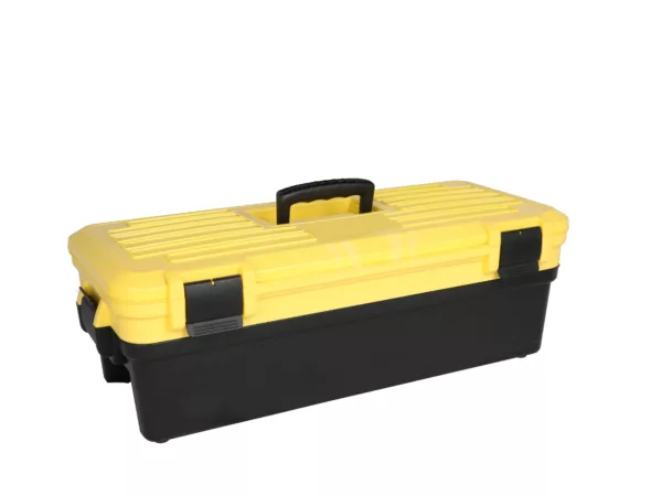 Big Plastic Toolbox with Removable Tray - Image 5