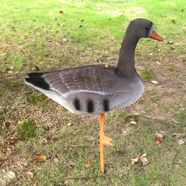 Flocking Standing Outdoors Full-Size Goose Decoy Garden Decoration 3D Foldable XPE Goose Decoy  Body Stake - Image 5