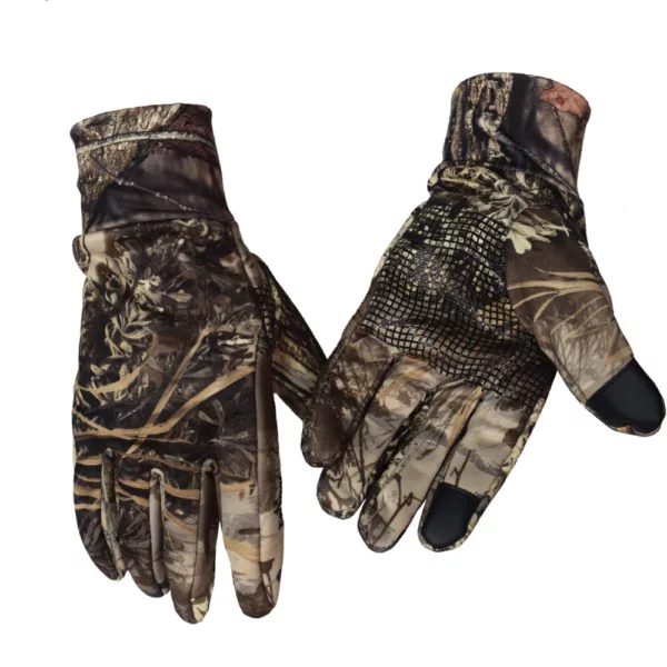 Camo Hunting Gloves Lightweight Pro Anti-Slip Shooting Gloves Breathable Full Finger/Fingerless Gloves Outdoor Hunting - Image 2