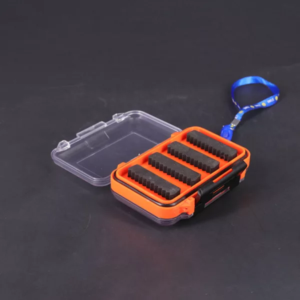 Outdoor Multifunctional Small Plastic Storage Box Two Sides Professional Fishing Lures Hook Bait Box - Image 2