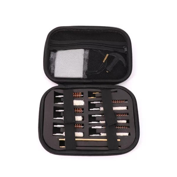 Shooting Hunting Accessories 20 pcs Universal Cleaning kit With Black Box Cleaning Brush Set Cleaning Tool