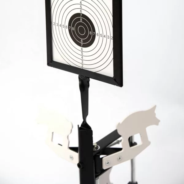 Outdoor Field Animals Self Reset Target Metal Target with Holder and Animal Target - Image 2