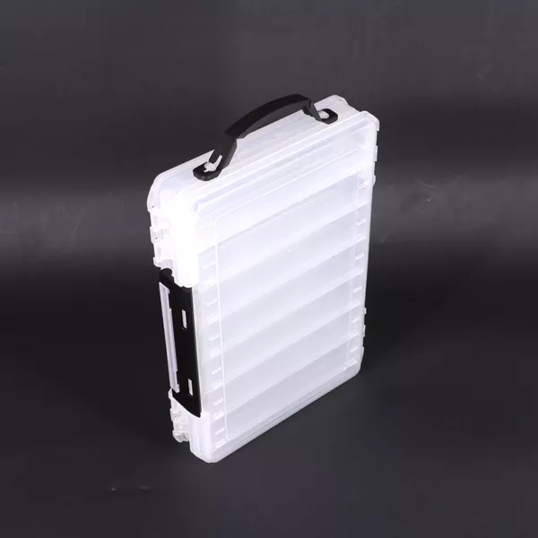 Outdoor Multifunctional  Plastic Storage Box Double Side Professional Fishing Lures Hook Bait Box - Image 4