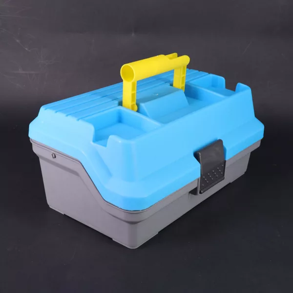 Outdoor Multifunctional Plastic Storage Box With Handle Three layers Professional Fishing Lures Hook Bait Box - Image 2