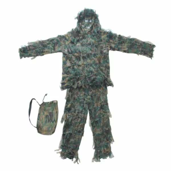 Multi Color Choice 3D Leaves Woodland Camouflage Clothing Clothes and Pants for Hunting Shooting Wildlife Ghillie Suit - Image 4