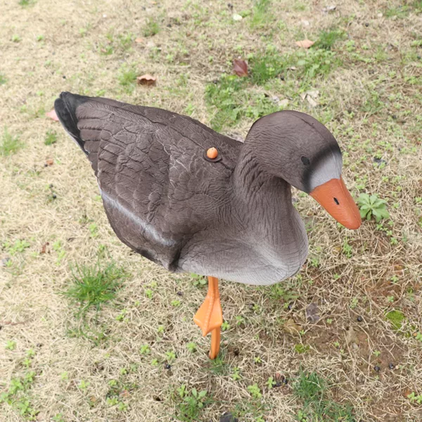 2020 Hot Sell Hunting Equipment Flocking Resting Full-Size   Collapsible 3D Foldable XPE Goose Foam Goose Decoy - Image 6