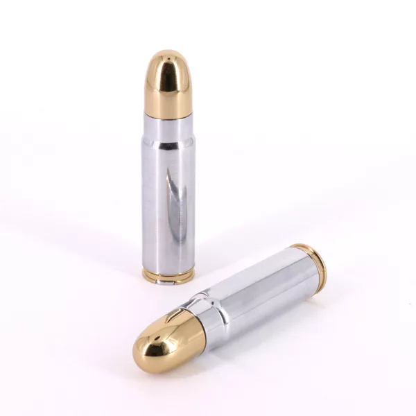 Windproof Refillable Cigarette Lighters Premium Creative Metal Bullet Jet Torch Gas Lighter  With Cigar Cutter - Image 3