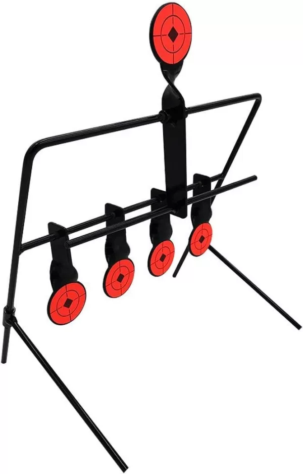 Guide Gear Steel Auto Reset Targets 6+1 target with Portable Design Spots for Outdoor Range - Image 4