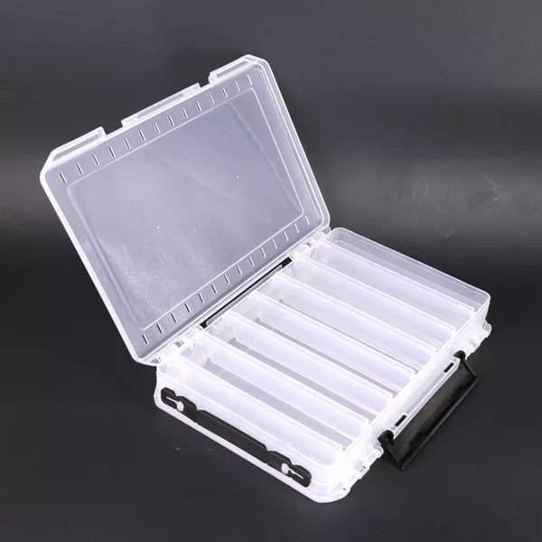 Outdoor Multifunctional  Plastic Storage Box Double Side Professional Fishing Lures Hook Bait Box - Image 5